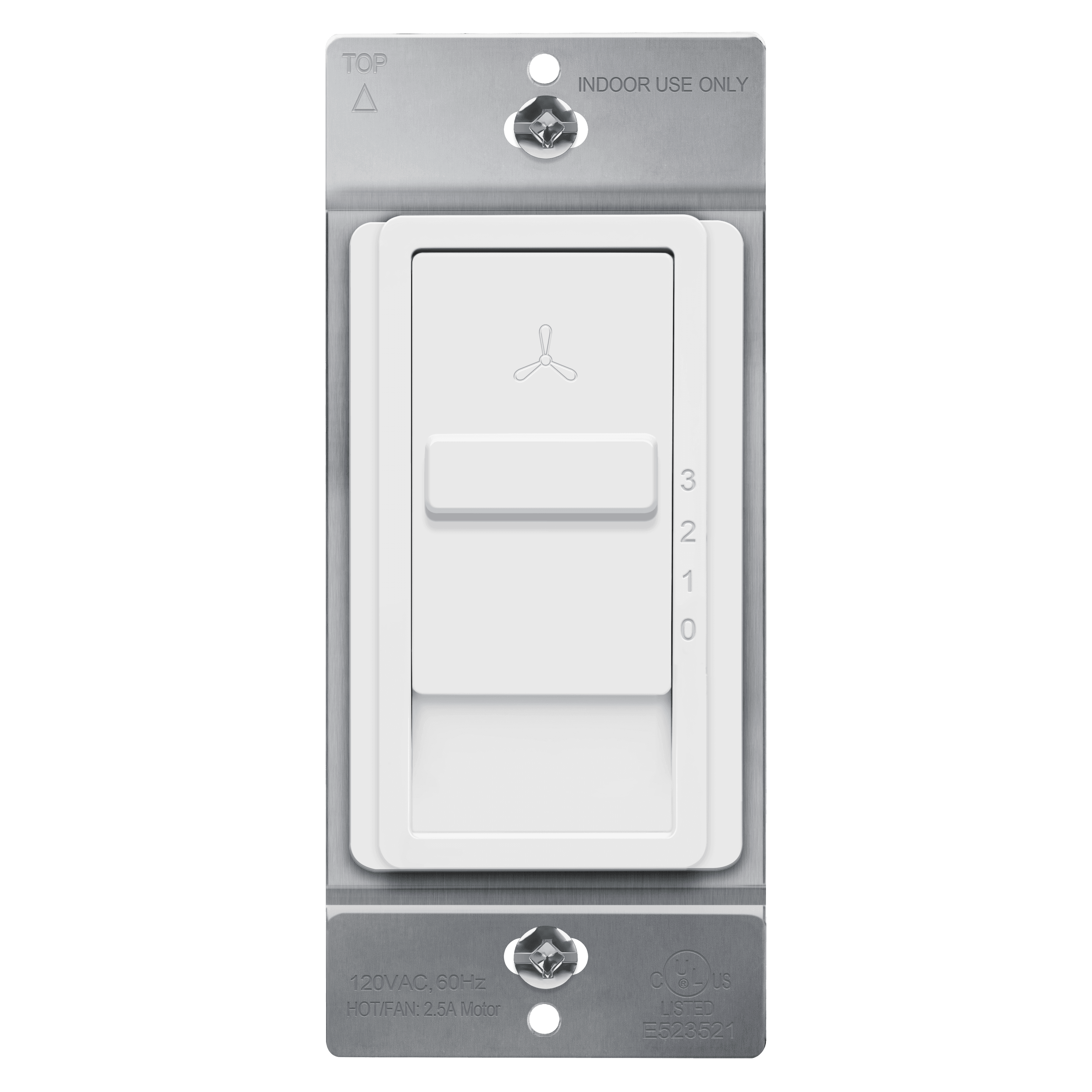 3-Speed Slide Fan Control 17007-F3-W