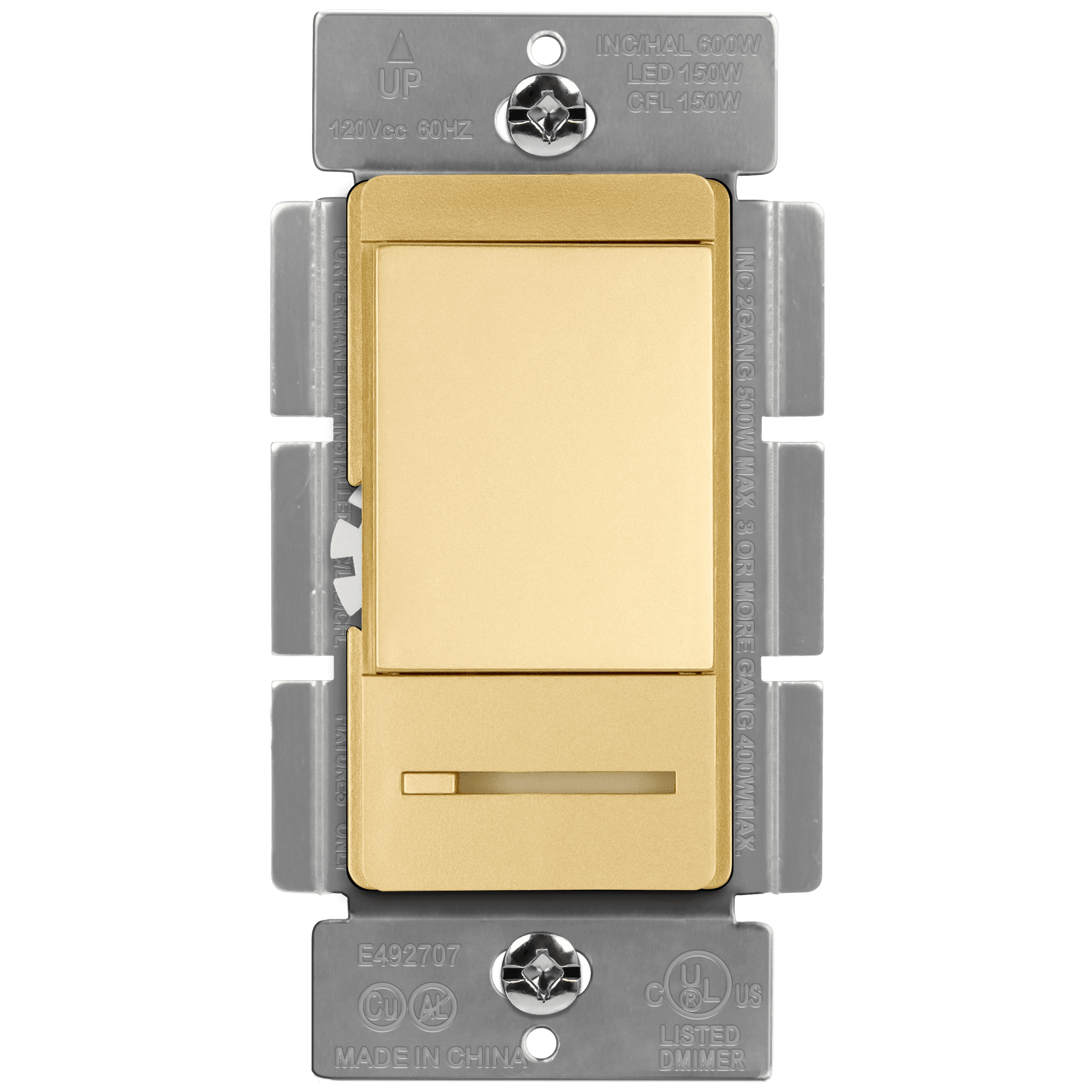 LED, CFL, Incandescent, Halogen Dimmer Switch 55300-GD